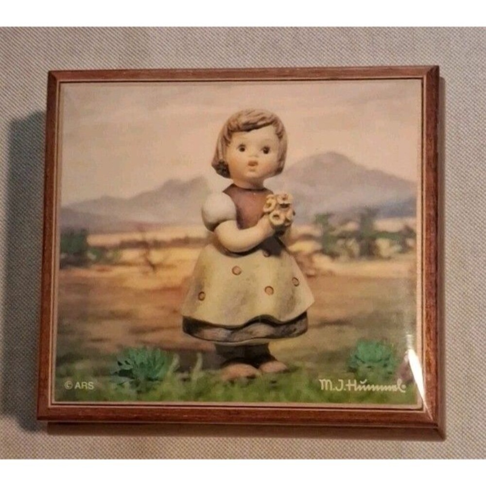 Vtg Reuge Swiss Music Box Hummel Plays Love Is A Many Splendored Thing